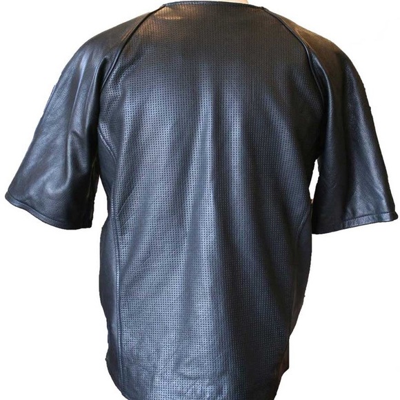 DUGOUT PERFORATED LEATHER JERSEY - Picture 8 of 9